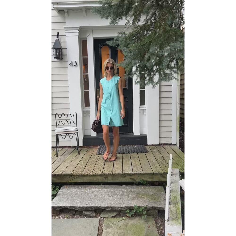 NWT Julia Amory Thea Dress Ocean Blue XL